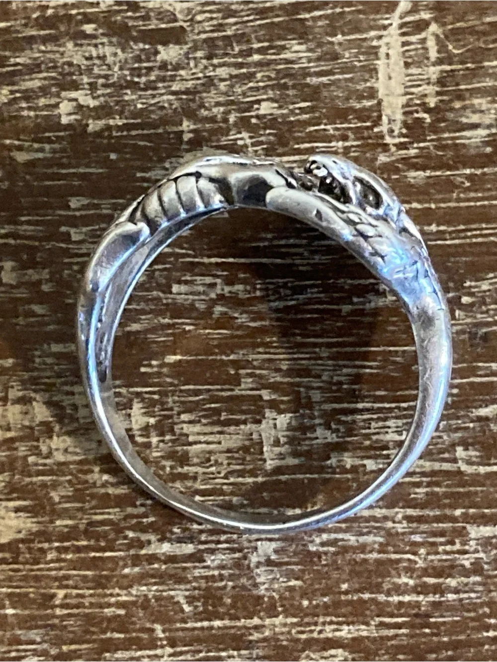 Peter Stone PSCL Sterling Silver 925 Fantasy Dragon Ring Sz 12.5